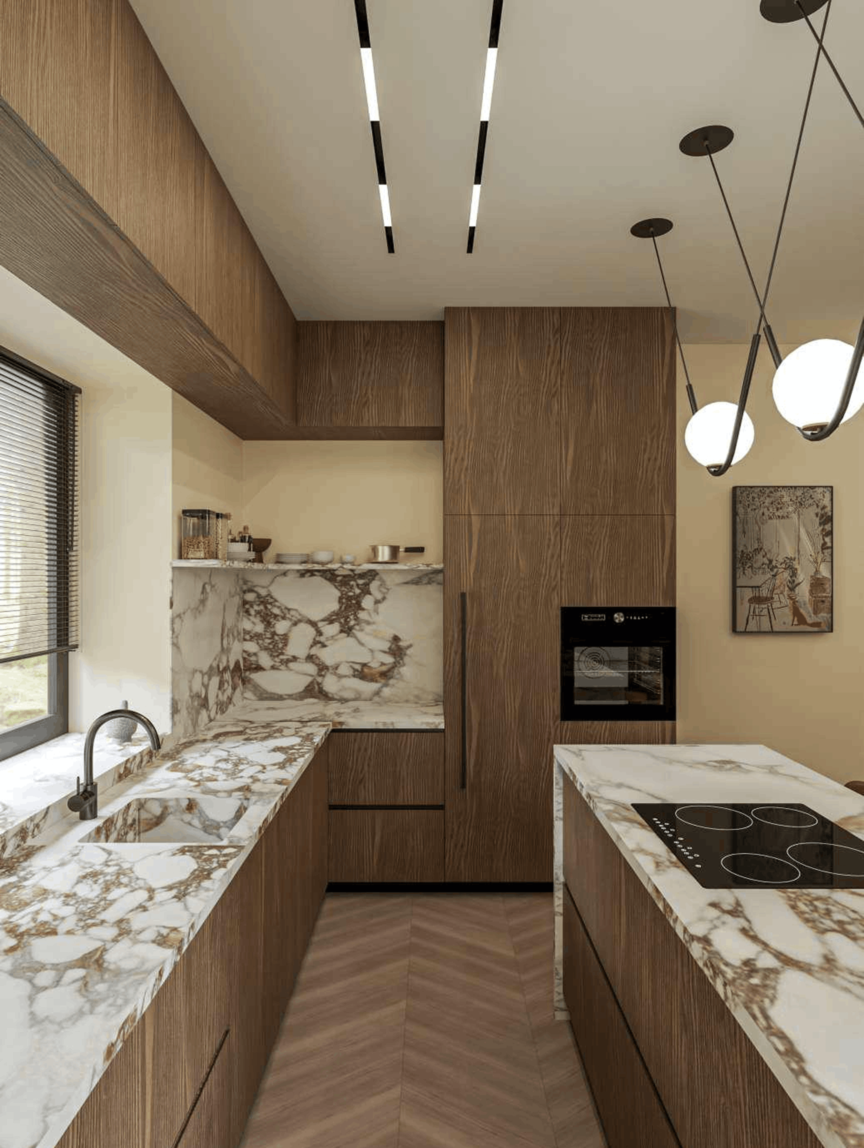 Nuotolinių interjero dizaino mokymų studentų darbas 4