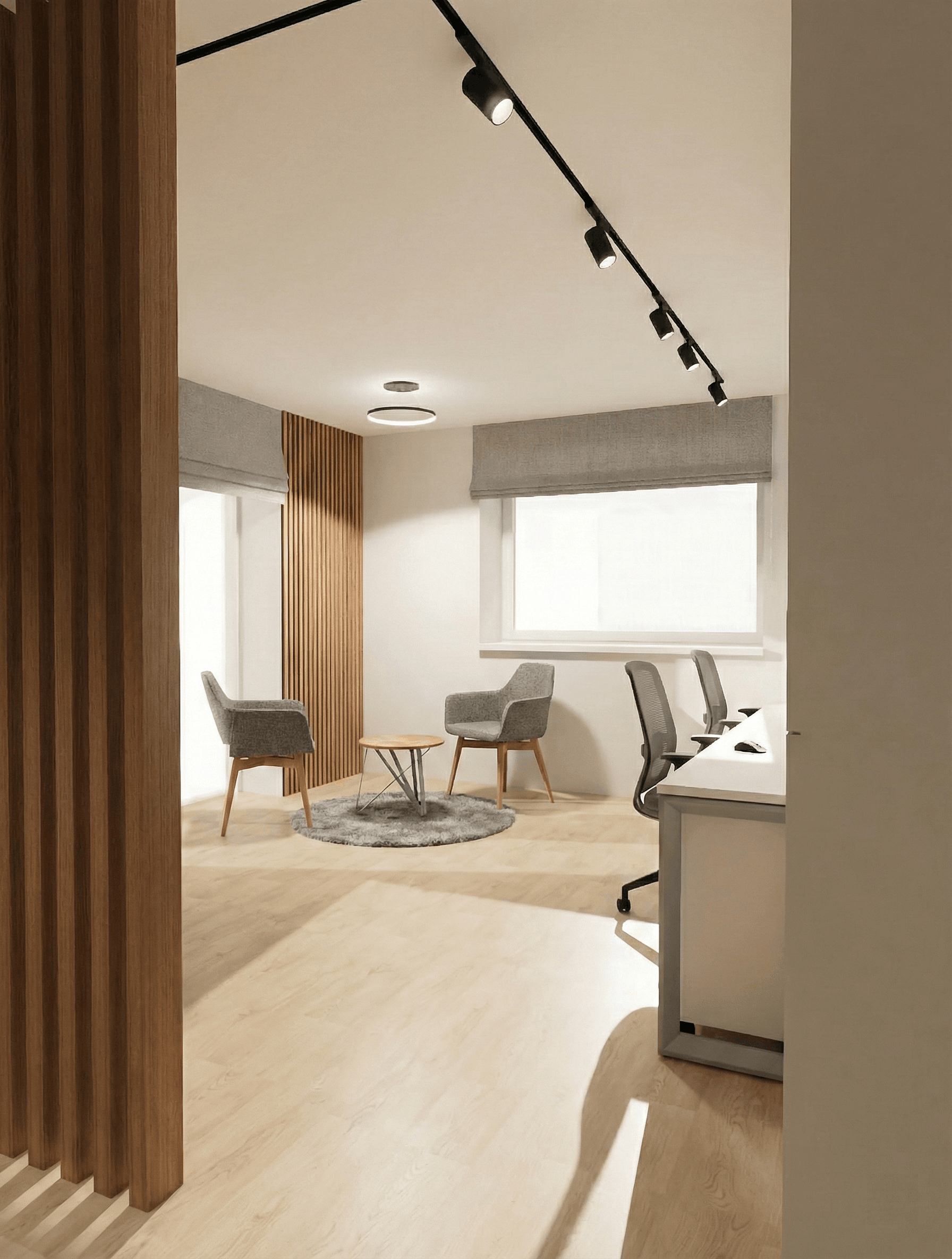 Darbo kambario interjero planas - darbas 7