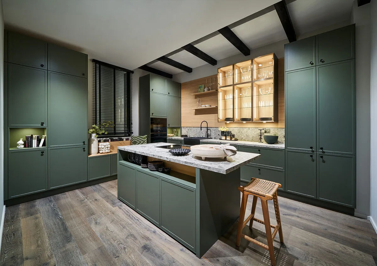 INHAUS - vokiška virtuvė modernus dizainas