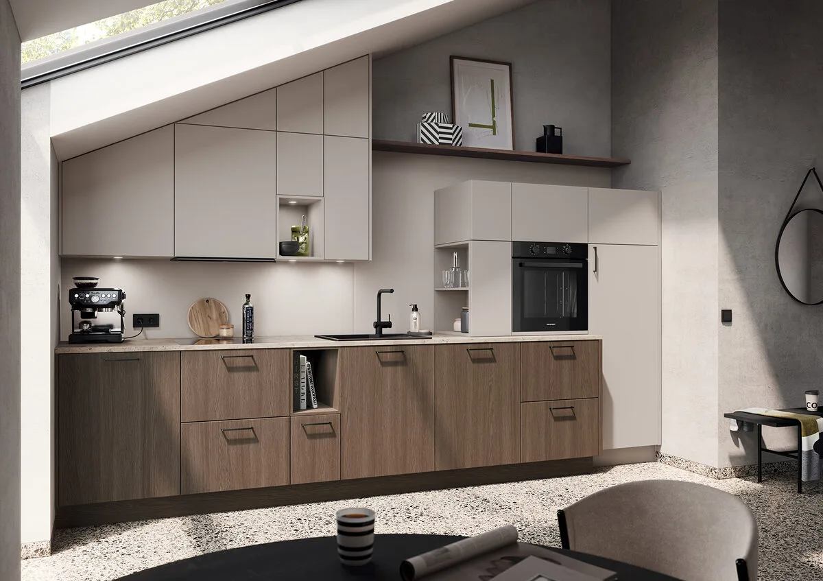 INHAUS Bali ąžuolo baldai virtuvei